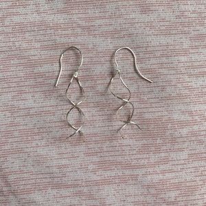 Double helix earrings